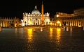 Roma - Vaticano, Piazza San Pietro di notte - 7